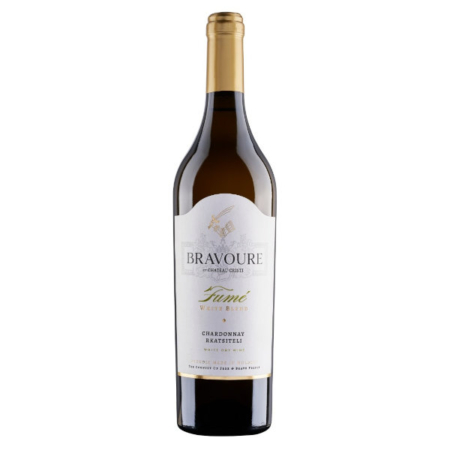 Bravoure Fumé Chardonnay und Rkatsiteli - Weißwein Cuvée von Chateau Cristi